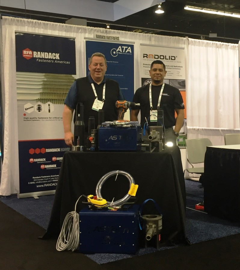 Randack Fasteners Americas stellte auf der AWEA Windpower vom 22.-25. Mai in Anaheim aus