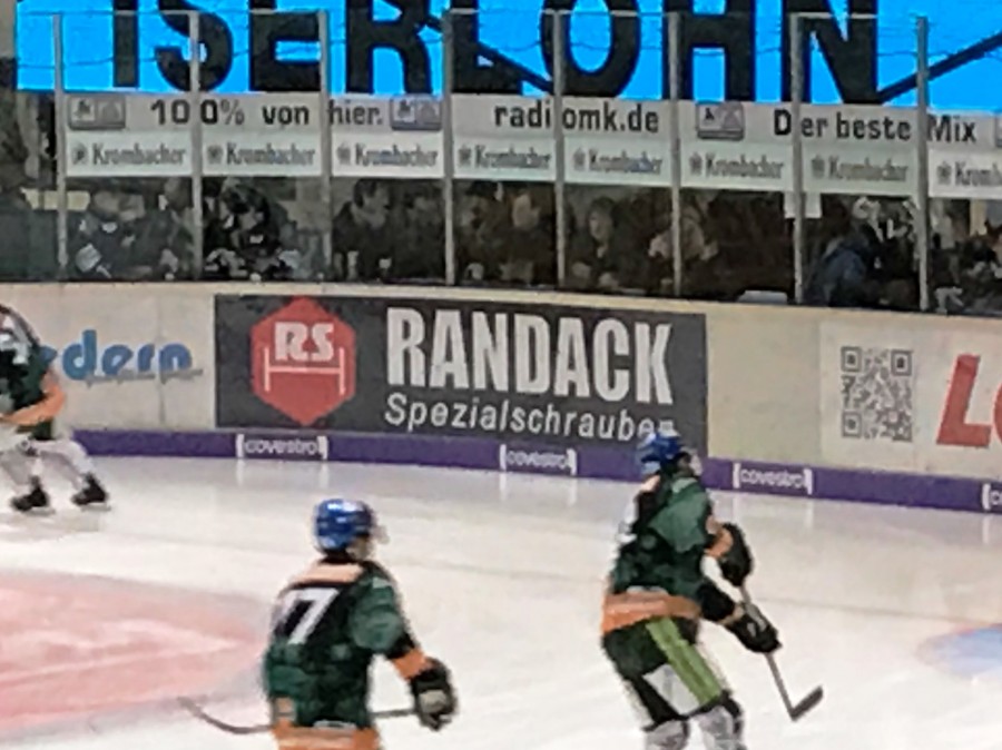 We think that business and sport have many similarities, so we decided to support an Ice hockey team from our region - the Iserlohn Roosters.