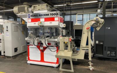 Installation einer KMT-Mutterngewindeschneidmaschine
