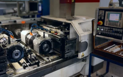 Thread rolling machine with control panel Thread rolling machine with control panel